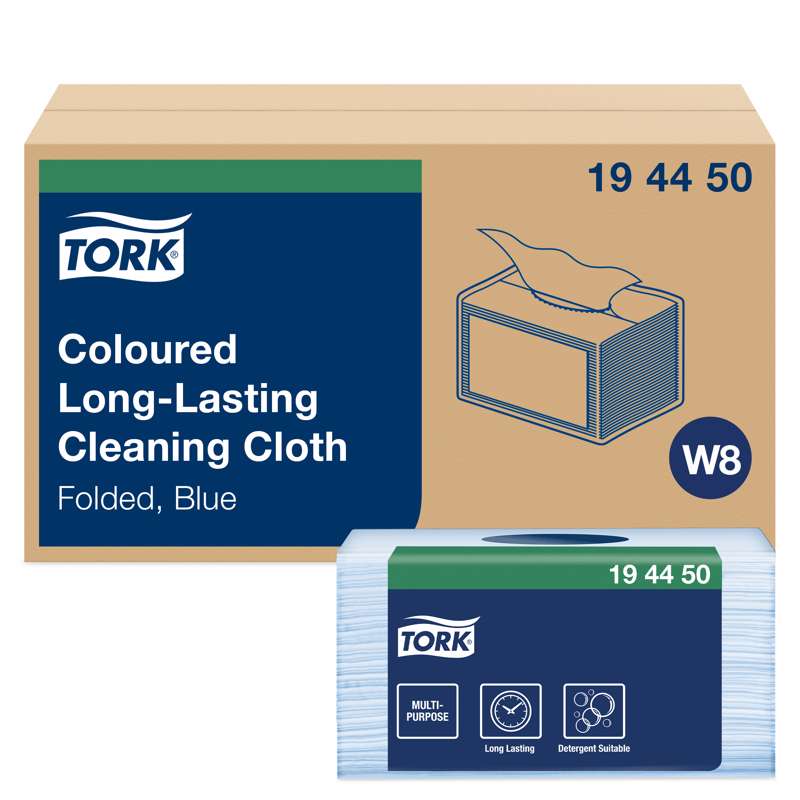 Allround klud Tork Premium W8 Small Pack blå 194450 40stk