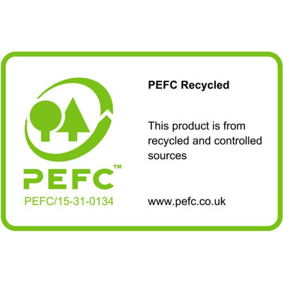 Post-it notes 654 recycle 76x76mm tårn gul 16blk/pk